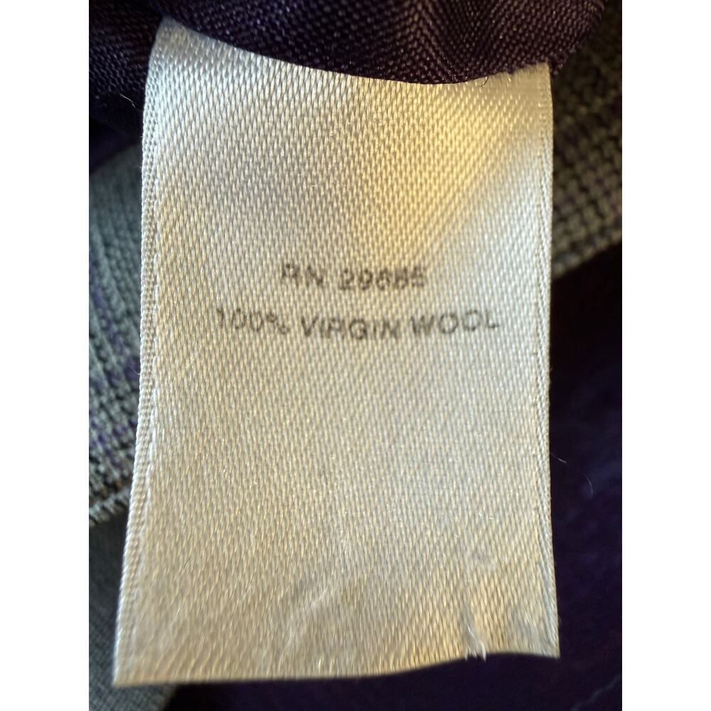 Pendleton Wool Dress Button Front Gray Plaid Made… - image 6